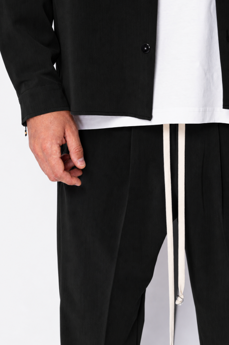 Set Shirt and long pants with drawstring Premium Black [4]
