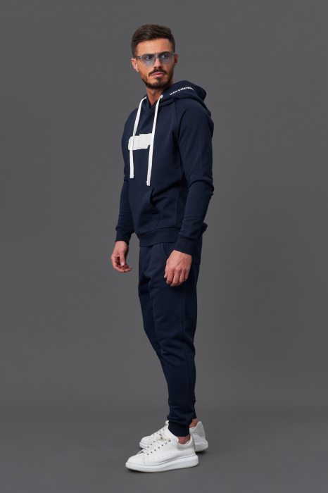 Set Orro hanorac si pantalon conic Navy [2]