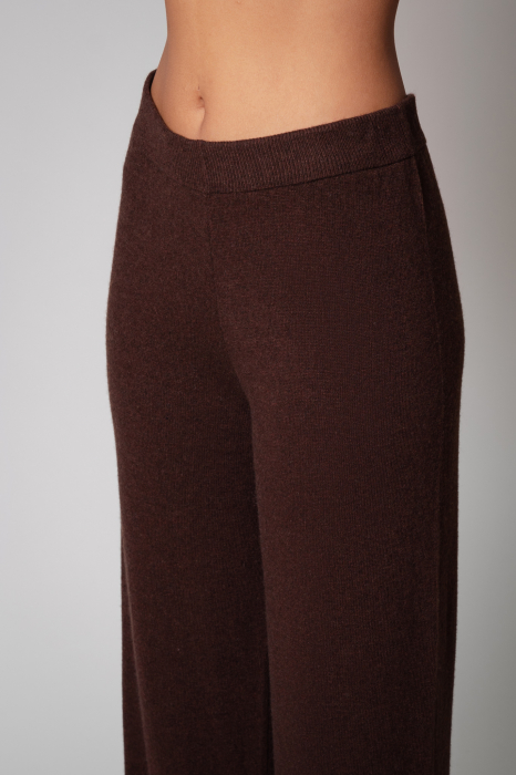 Set Lorelle Wool and Cashmere Sweater and Long Pants Brown I [4]