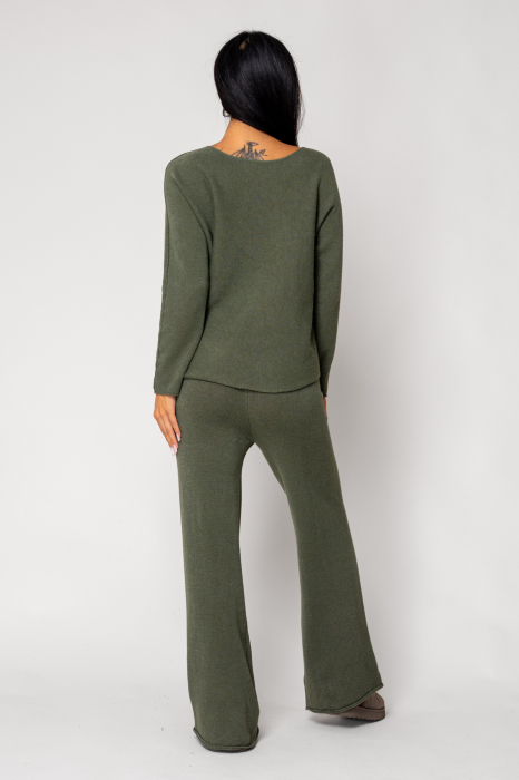 Set Vellera Pulover si Pantalon lung Olive [3]