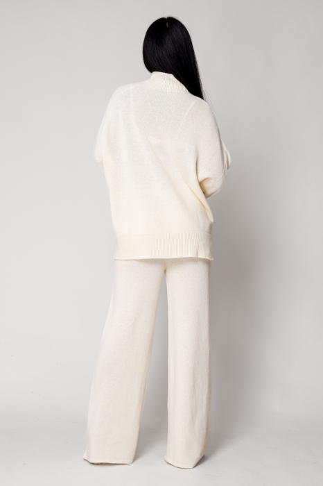 Set Sweater and long pants mix of wool and cashmere White [3]