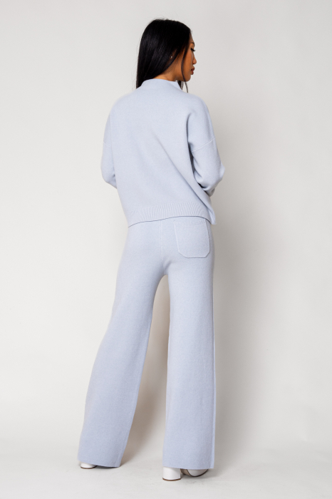 Set Pulover si Pantalon lung Sky Blue [3]