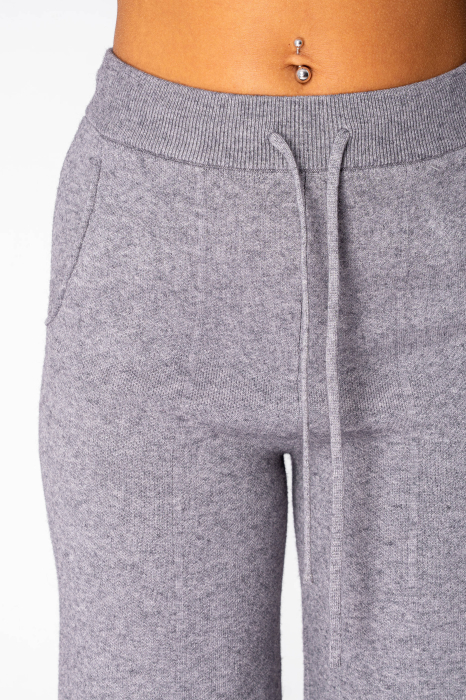 Set Pulover si Pantalon lung tricotat Grey [3]