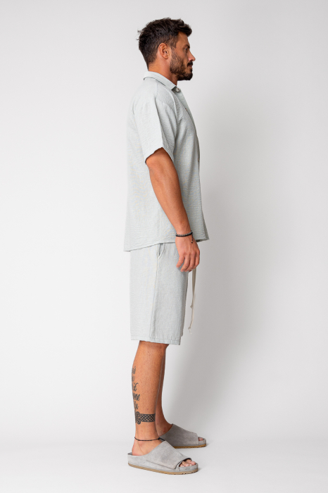 Set Rivolo Short sleeve shirt and short pants Light Olive [3]