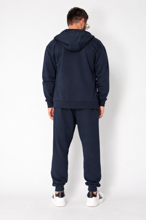 Set Roll hanorac cu fermoar si pantalon conic Navy [4]