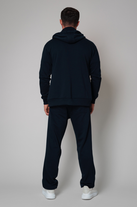 Set Square hanorac cu fermoar si pantalon lung New Navy [3]