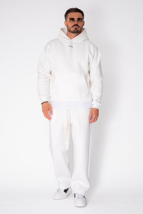 Street Winter sweatshirt and straight pants set Off White [5]