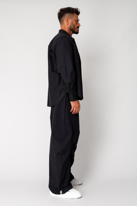 Set Super Oversized Shirt and Long Pants Black [3]