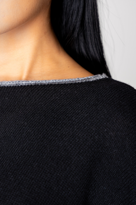 Sylvie Set Sweater and Skirt wool and cashmere Black [4]