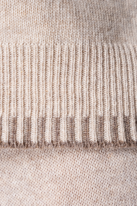 Beige wool and cashmere mix Talline set [4]