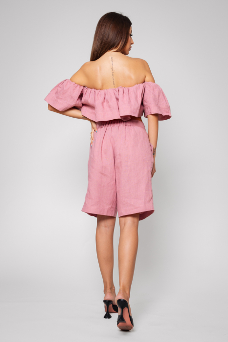 Set Top si Pantalon scurt din 100% IN Rose Quartz [4]