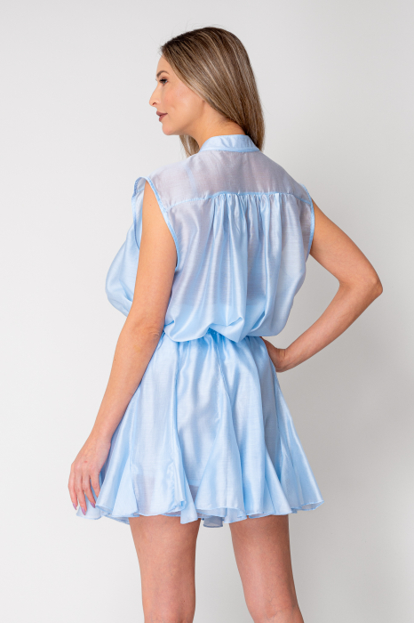 Sky Blue Shirt and Shorts Set [4]
