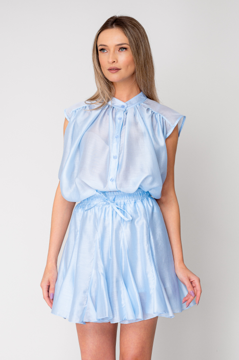 Sky Blue Shirt and Shorts Set [2]