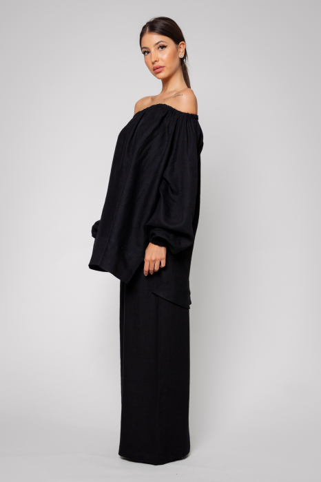 Set Bluza si Pantalon lung din 100% IN Black [2]