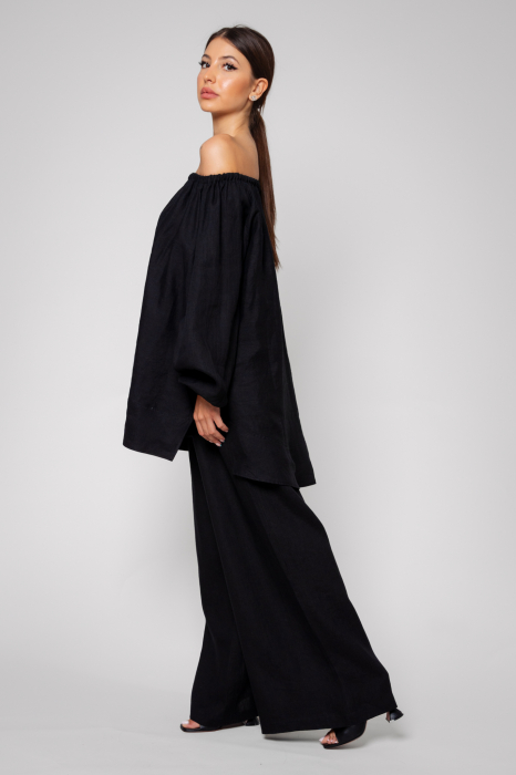 Set Bluza si Pantalon lung din 100% IN Black [3]
