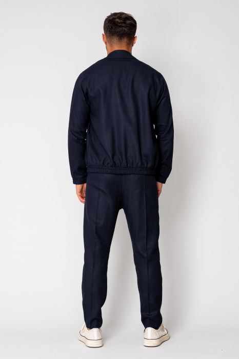 Set Toscano Jacheta cu fermoar si pantalon lung Navy [5]
