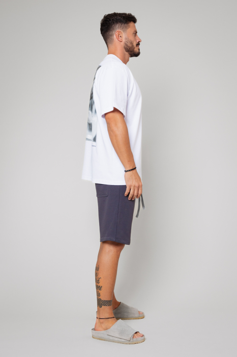 Set printed T-shirt with short pants White/Grey Anthracite [2]