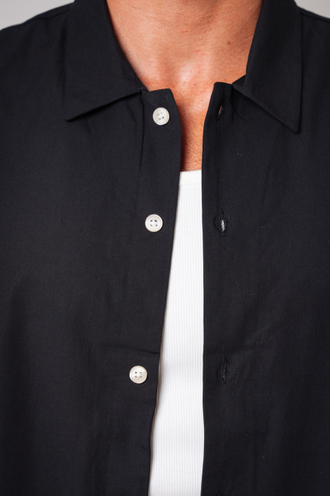 Set Camasa Oversized si Pantalon scurt Black [4]