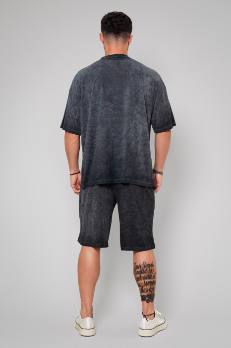Set T-shirt and shorts Oversized Grey Anthracite [3]