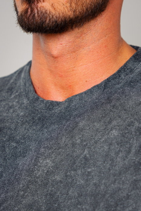 Set T-shirt and shorts Oversized Grey Anthracite [4]