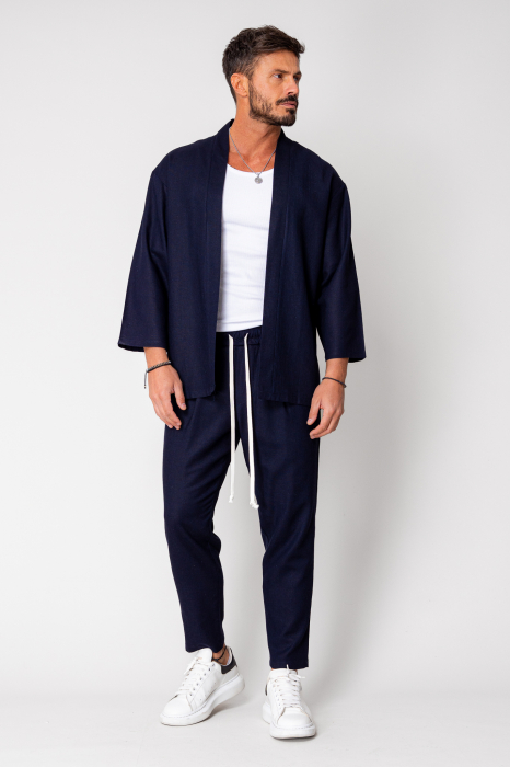 Set Tulum Cardigan and long pants Navy [2]
