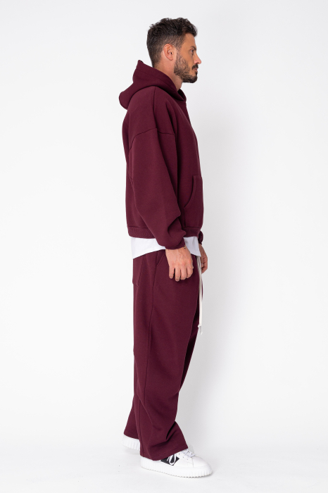 Set Urban Winter sweatshirt and balloon pants Burgundy [3]