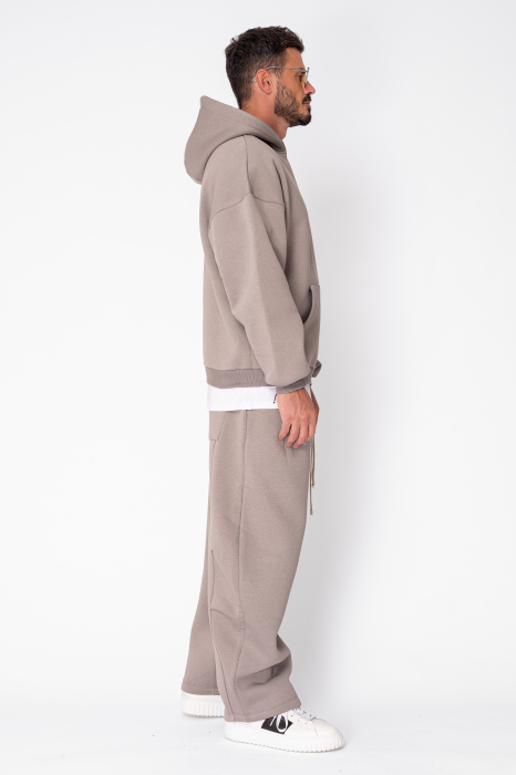 Set Urban Winter sweatshirt and balloon pants Taupe [4]