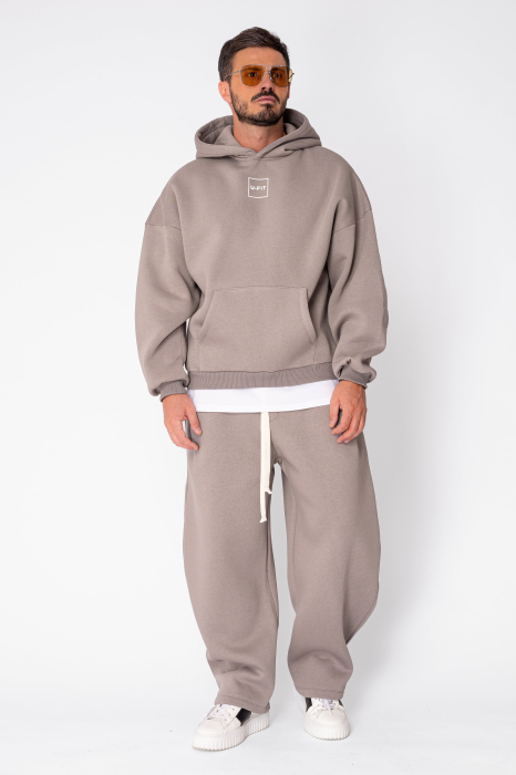 Set Urban Winter sweatshirt and balloon pants Taupe [2]