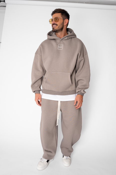 Set Urban Winter hanorac si pantalon Balloon Taupe