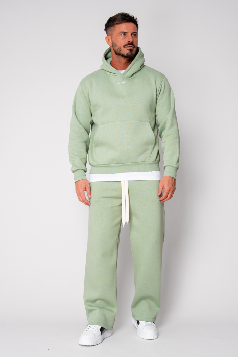 Set Urban Winter hanorac si pantalon drept Mint [2]