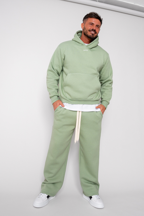 Set Urban Winter hanorac si pantalon drept Mint [1]