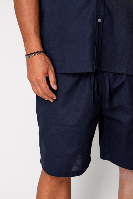 Set Vento camasa si pantalon scurt Navy [5]