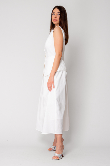 Vest and long skirt set Off-White [3]
