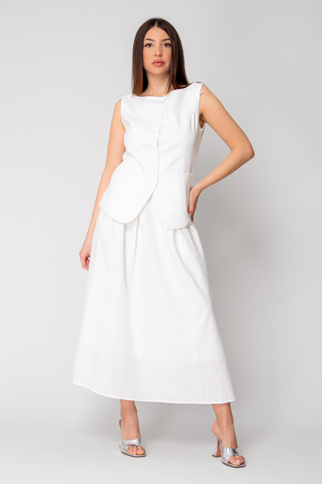 Vest and long skirt set Off-White [1]