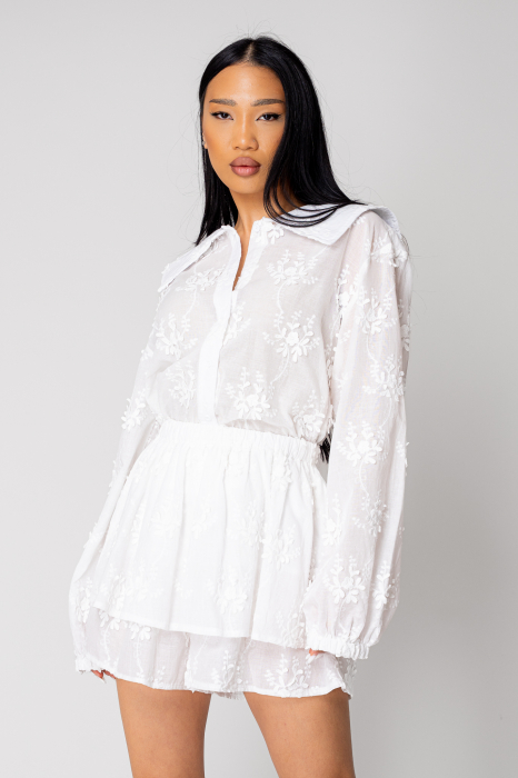 Blouse and shorts set White [2]