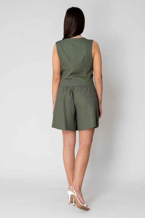 Set Vesta si Pantalon scurt din IN Dark Olive [3]