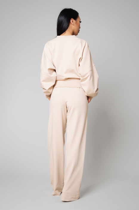 Set Volla bluza si pantalon lung Light Beige [3]