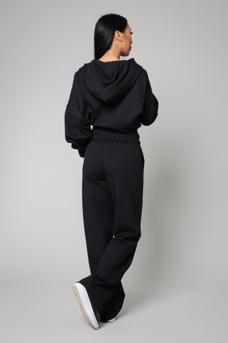 Set Volla hoodie with zipp and long pants Black [4]