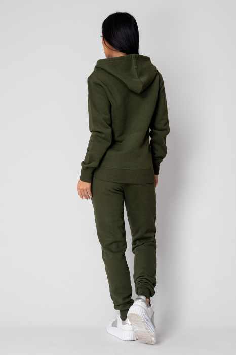 Set Winter hanorac cu fermoar si pantalon Kaki [3]