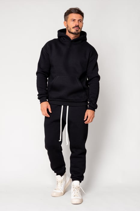 Set Winter Hoody and pants Black [2]