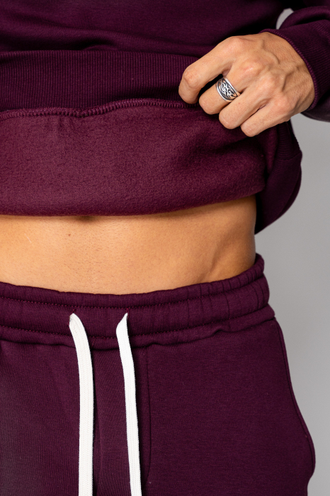 Set Winter hanorac si pantalon Burgundy [5]