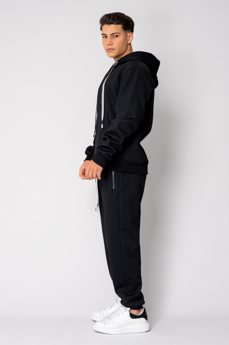Set Winter Squared hanorac si pantalon Black [3]