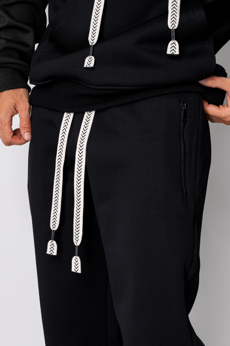 Set Winter Squared hanorac si pantalon Black [5]