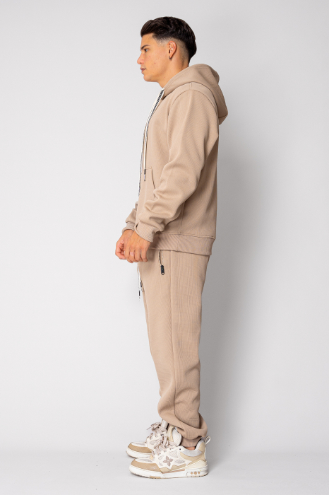 Set Winter Squared hanorac si pantalon Beige [3]