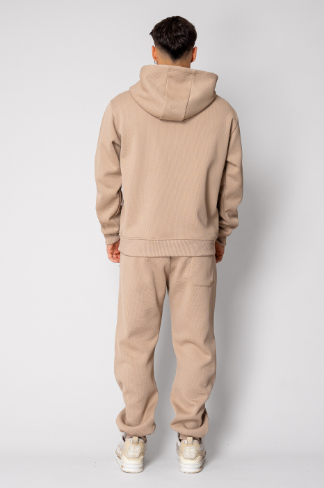 Set Winter Squared hanorac si pantalon Beige [4]