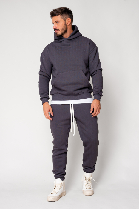 Set Winter Hoody and pants Grey Anthracite [2]