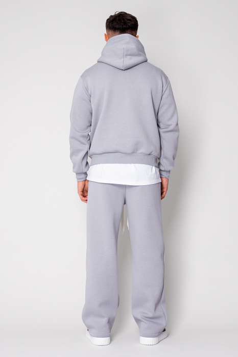 Urban Winter sweatshirt and straight pants set Light Grey [4]