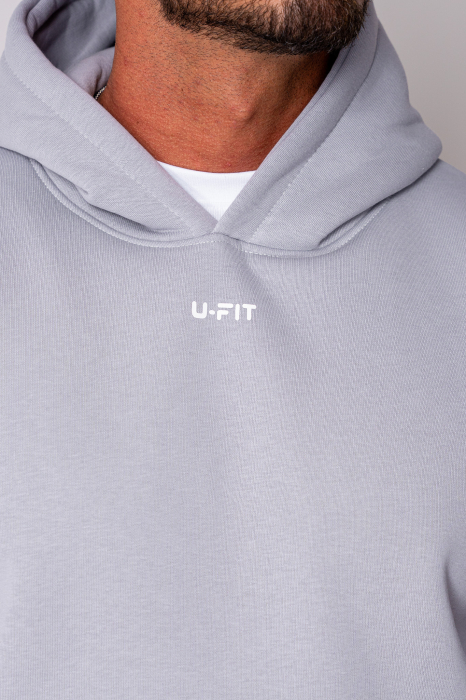 Urban Winter sweatshirt and straight pants set Light Grey [5]