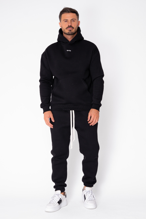 Set Winter Hoody and pants Black [2]