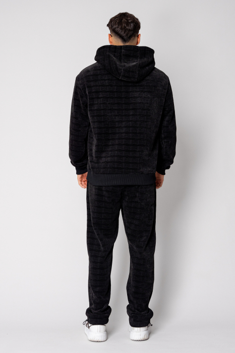 Set Winter Velvet hanorac si pantalon Black [4]